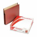 Esselte Pendaflex 5 1/4 Expansion File Straight Cut Red Fiber/Manila Letter, 5PK 85545